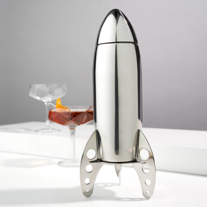 Irving Stainless Steel Rocket Shaker and Stand