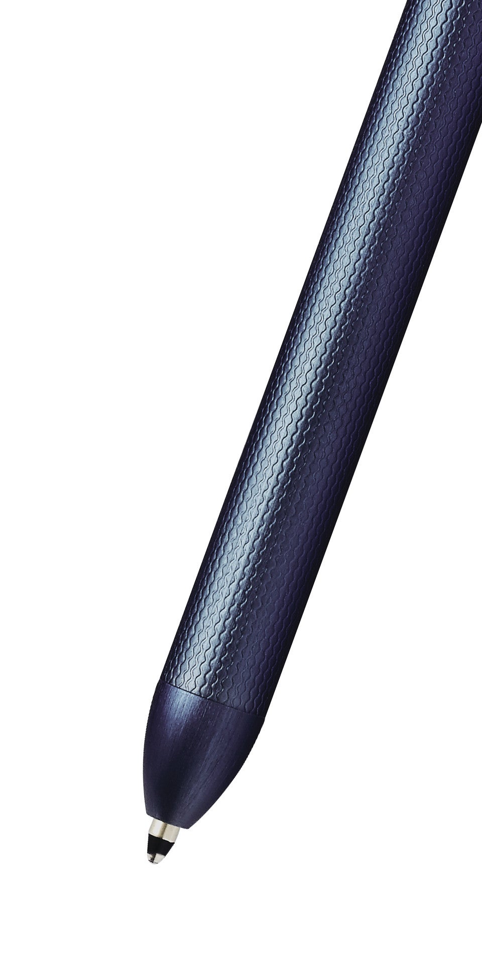 Tech3+™ Dark Blue PVD multifunction pen by A.T. Cross with textured metal barrel on Tampa Home & Garden Store