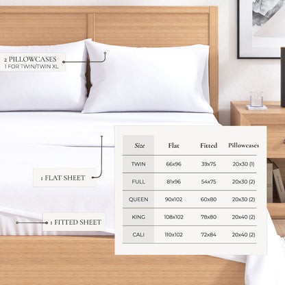 Soft and Natural Cotton Flannel Sheet Set