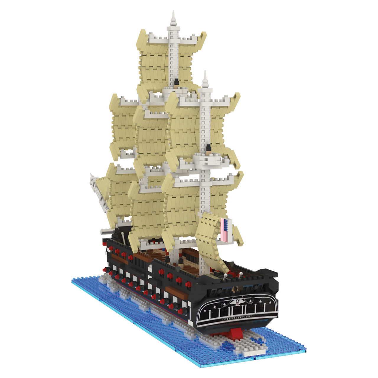 Mini blocs de construction - USS Constitution Boston MA