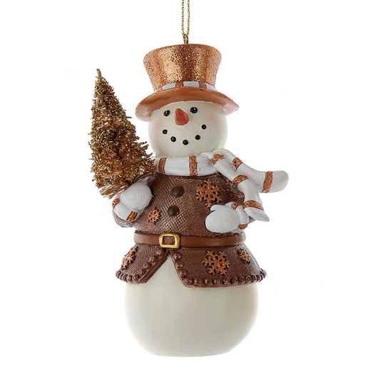Enchanted Forest Snowman Ornament - Coat - Tampa Home & Garden Store