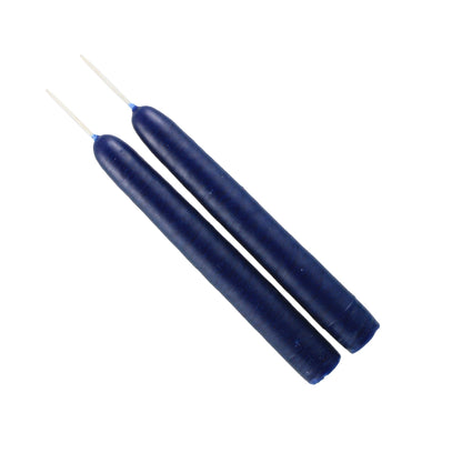 Par de conos huecos de topo (azul cobalto) -