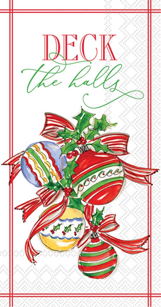 Serviette d'invité Cloches de Noël - Serviette d'invité