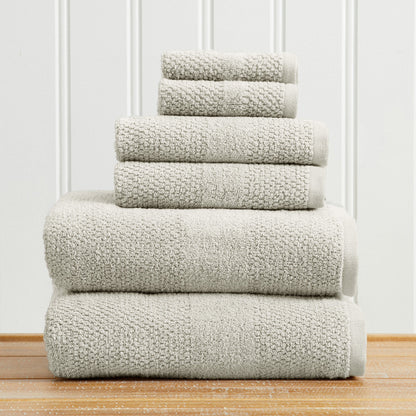 Pure Cotton Woven Bath Towel Set and a Soft Feel