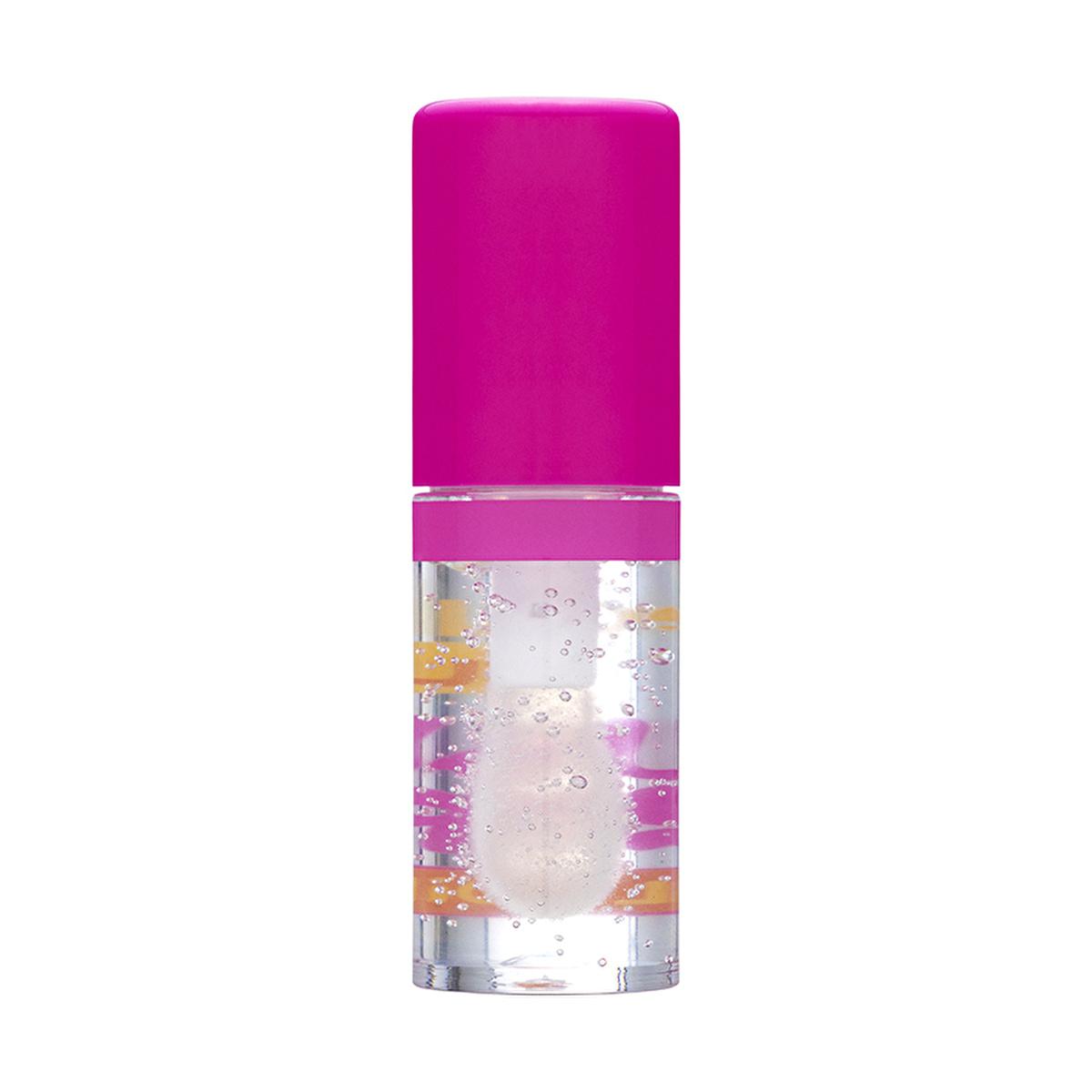 Beaulis Fun Chubby Drops Lip Gloss bottle with bright pink cap and clear shimmering liquid on Tampa Home & Garden Store