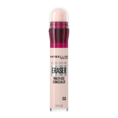 Maybelline Instant Age Rewind Eraser Concealer tube in light beige with pink cap 0.2 oz on Tampa Home & Garden Store
