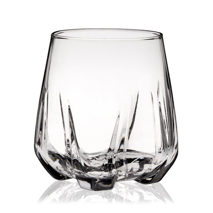 Apollo And The Hand Etched Clear Glass Tumbler