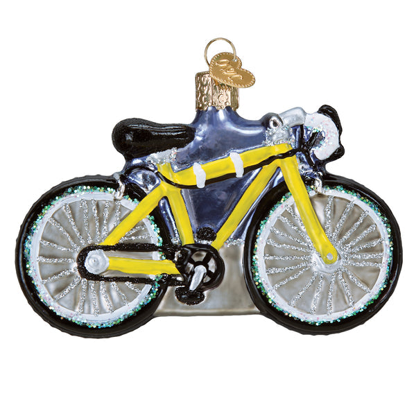 Ornement en verre pour vélo de route