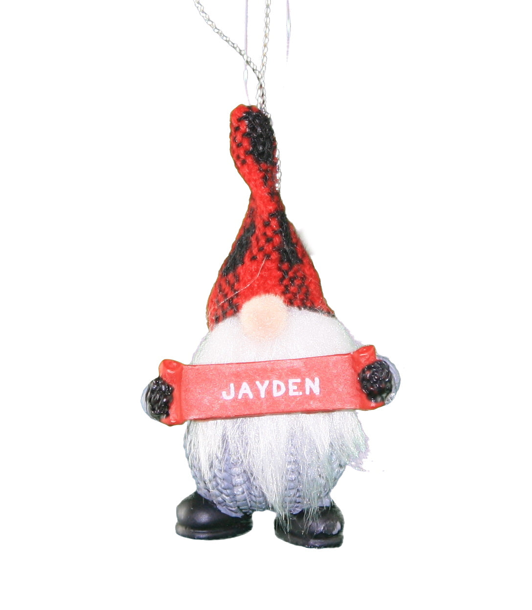 Ornement de gnome personnalisé (lettres JP) - Jayden