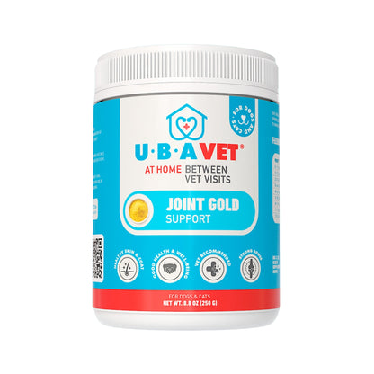 UBAVET Joint Gold Support Powder para perros y gatos – 250 g