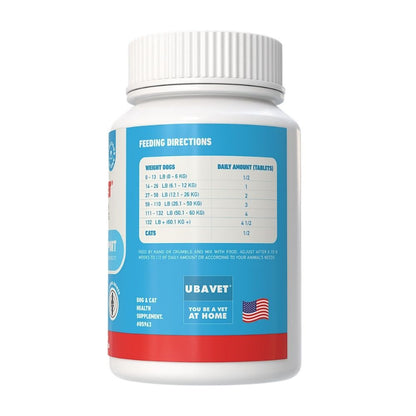 Comprimidos masticables UBAVET Joint Support Advanced Joint Care para perros y gatos