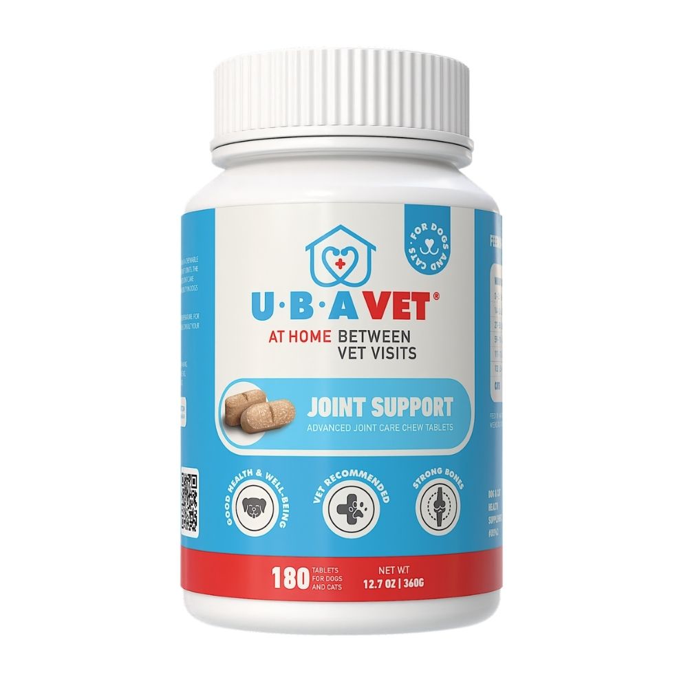 Comprimidos masticables UBAVET Joint Support Advanced Joint Care para perros y gatos