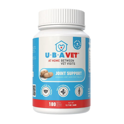 Comprimidos masticables UBAVET Joint Support Advanced Joint Care para perros y gatos