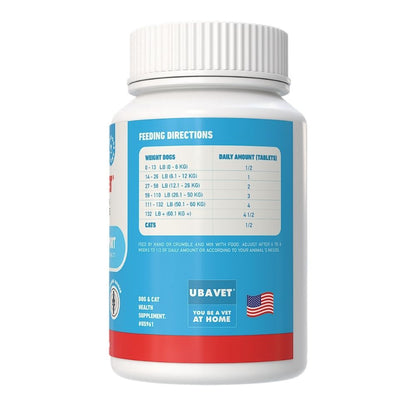 Comprimidos masticables UBAVET Joint Support Advanced Joint Care para perros y gatos