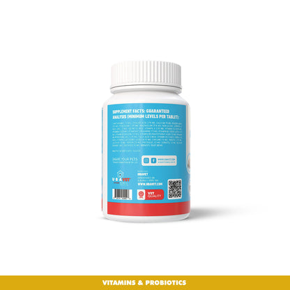 UBAVET - Comprimidos multivitamínicos y minerales diarios para perros (90 comprimidos)