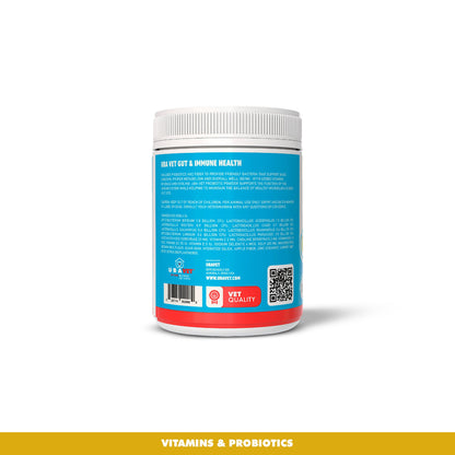 Probióticos UBAVET y apoyo para la salud intestinal e inmunitaria de perros y gatos – Polvo de 150 g