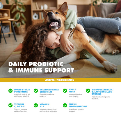 Probióticos UBAVET y apoyo para la salud intestinal e inmunitaria de perros y gatos – Polvo de 150 g