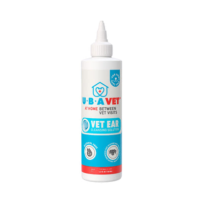 Solución limpiadora de oídos UBAVET Vet para perros y gatos (120 ml)