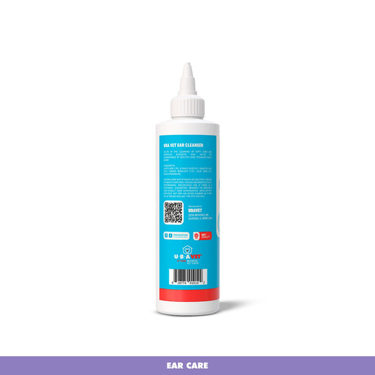 Solución limpiadora de oídos UBAVET Vet para perros y gatos (120 ml)