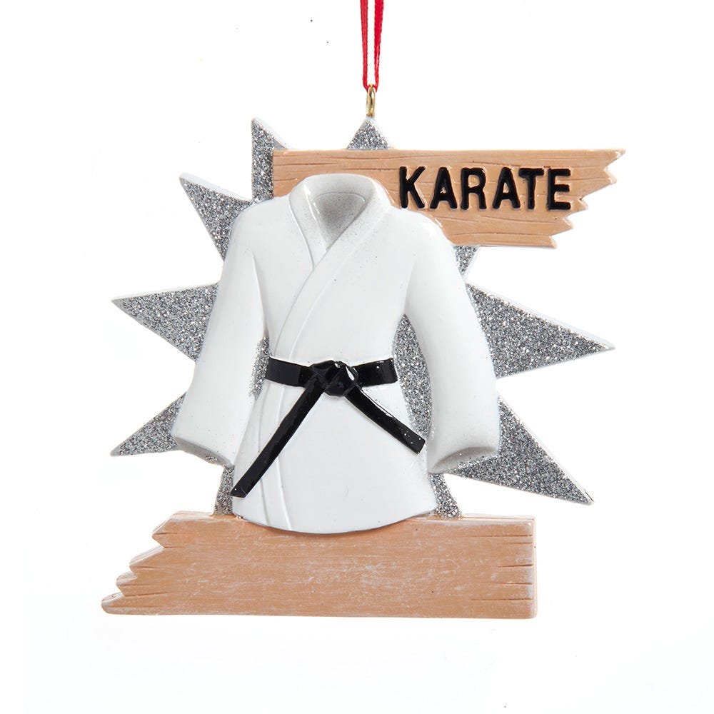Cinturón negro - Adorno de karate