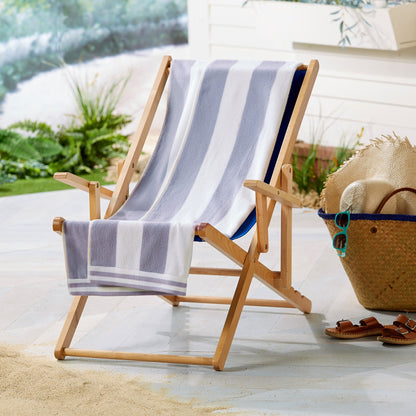 Striped Cabana Beach Towel and Soft Pastel Colors