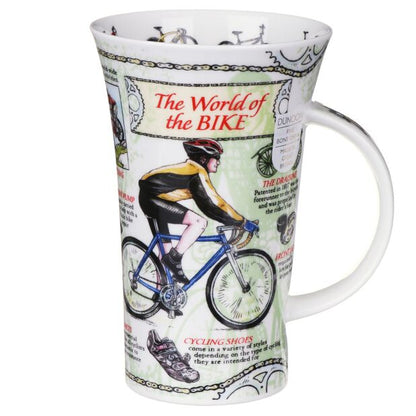 Mug en porcelaine fine style Glencoe, univers du vélo