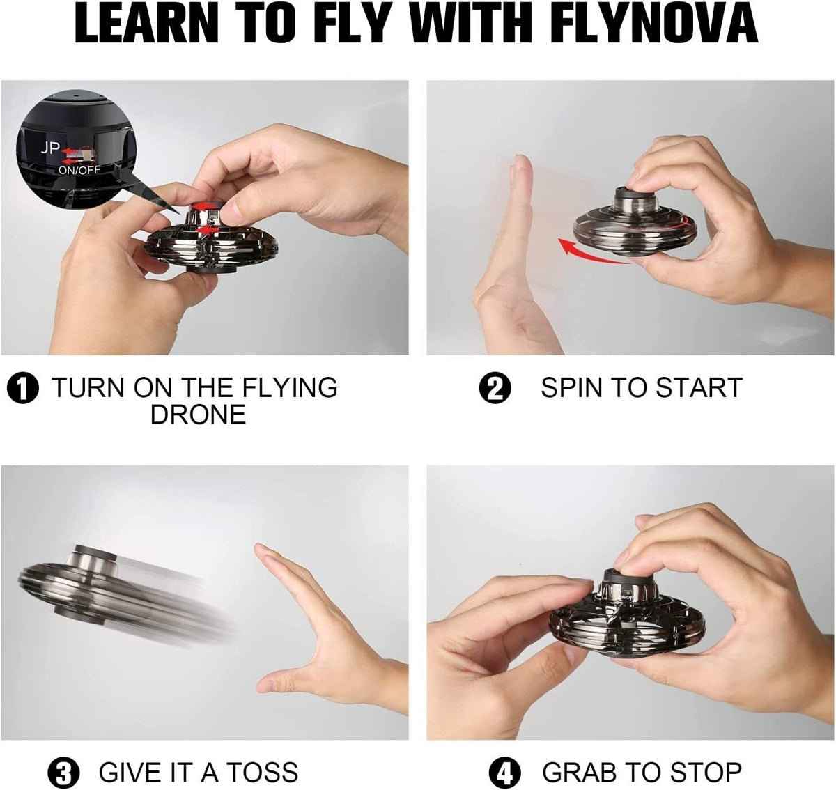 A Mini Drone And Rechargeable UFO Fidget Toy