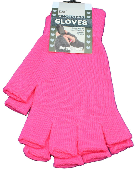 Brights 1/2 Finger Glove - Hot Pink - Tampa Home & Garden Store