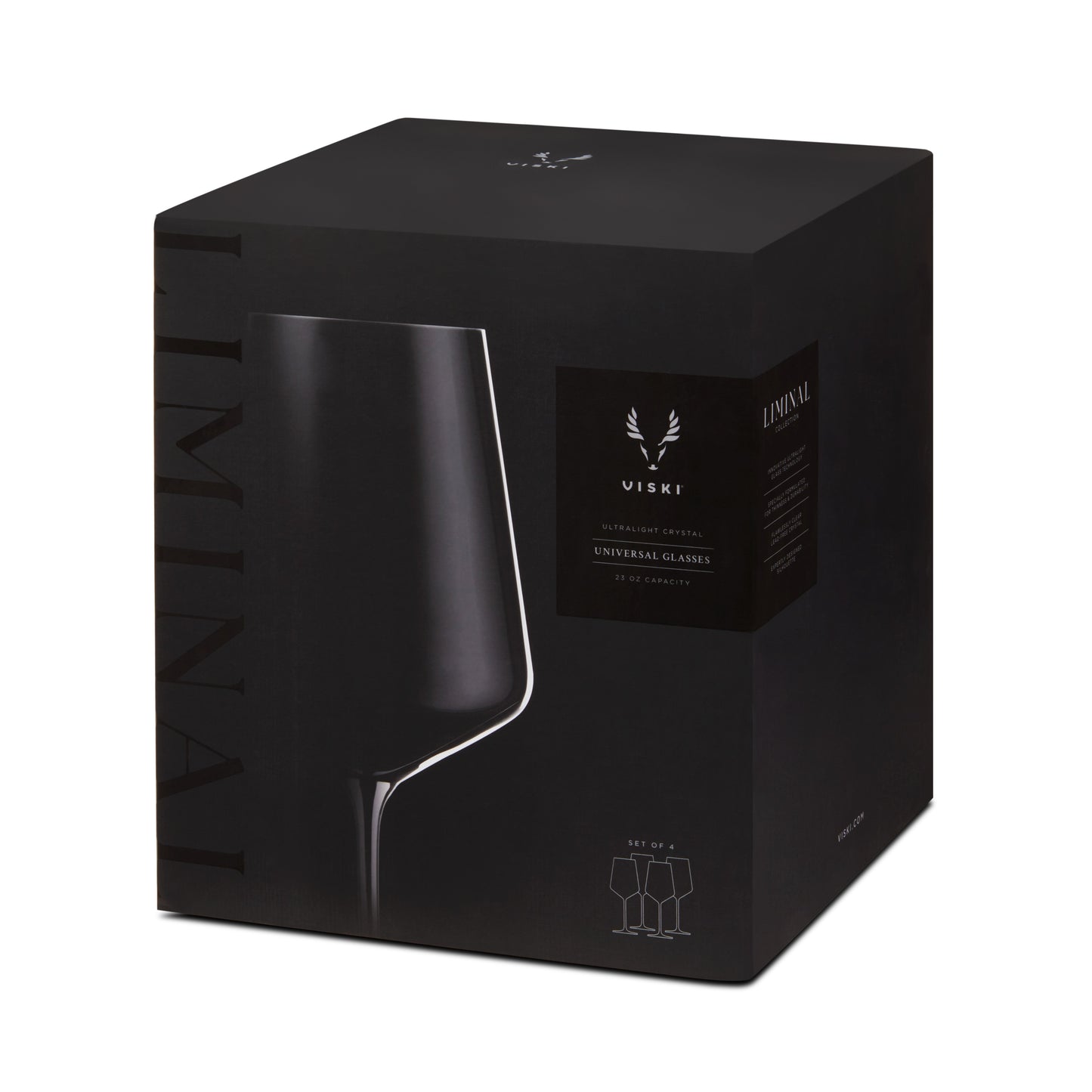 Set Of Liminal Everyday Crystal Wine Glasses