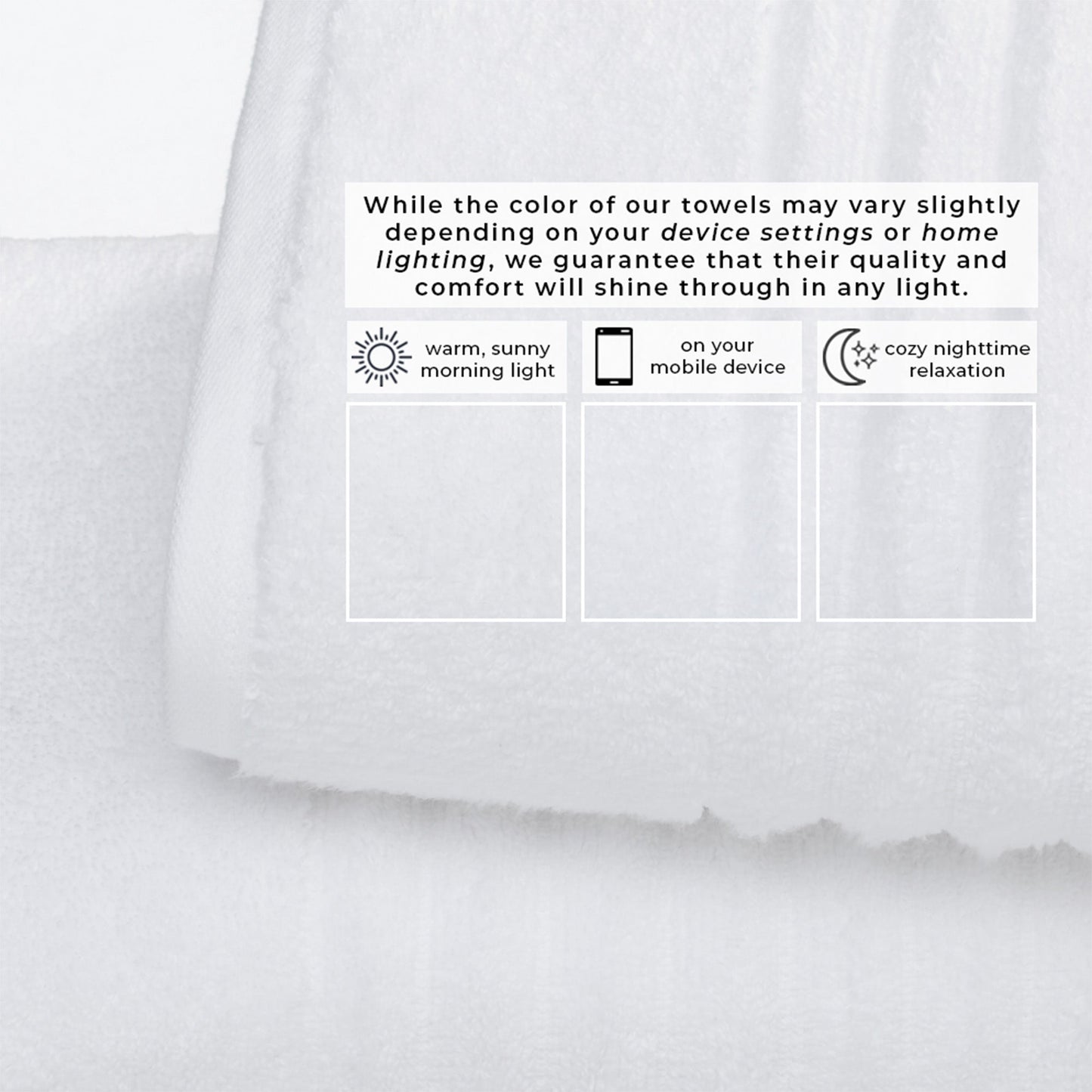 Luxury Combed Cotton and Ribbed Bath Towels