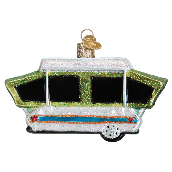 Tente pliante de Noël à l'ancienne
