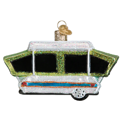 Tente pliante de Noël à l'ancienne