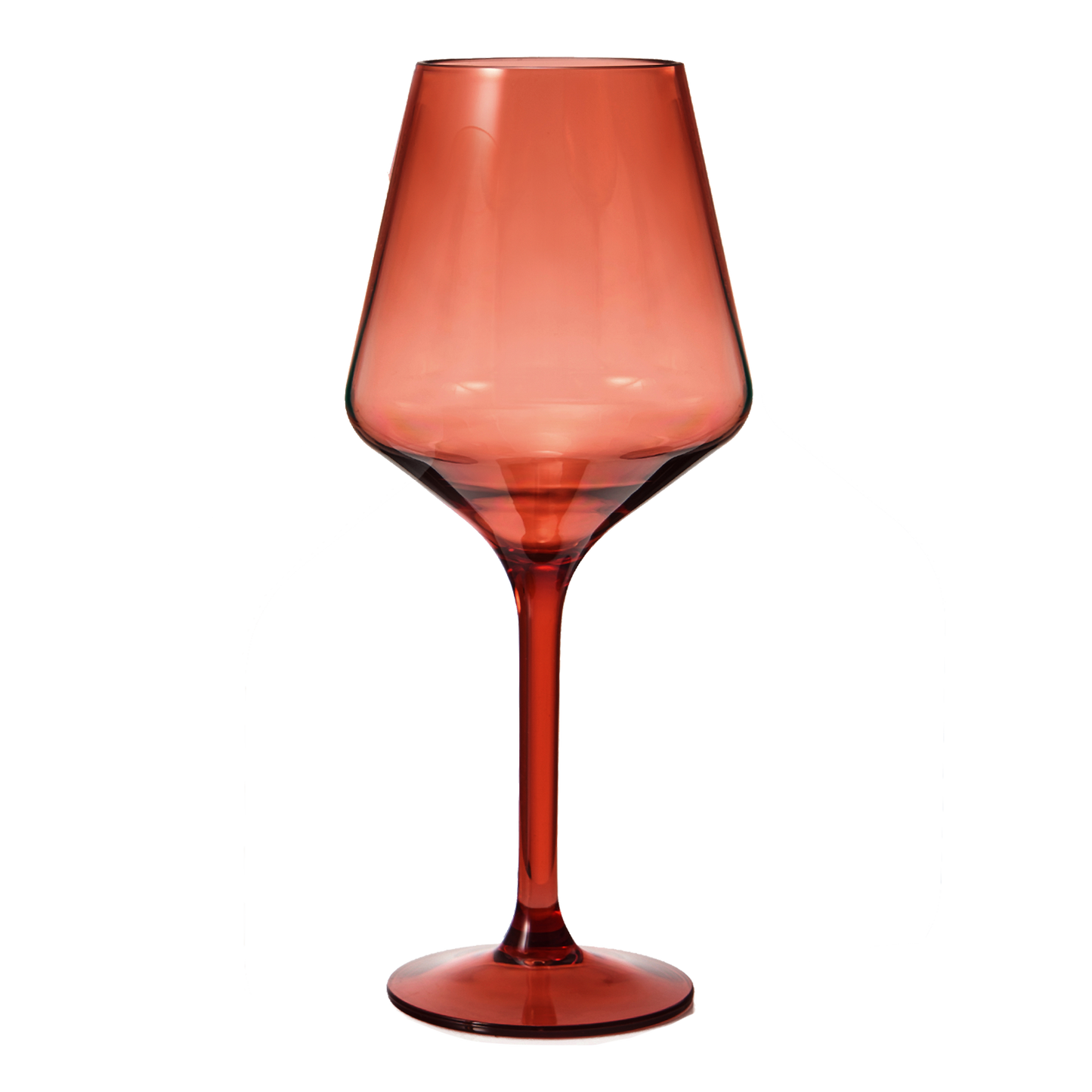 Saint Tropez Acrylic Stemmed Wine Glass Set of 2