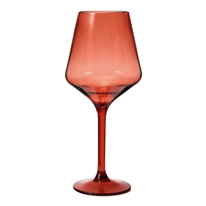 Saint Tropez Acrylic Stemmed Wine Glass Set of 2
