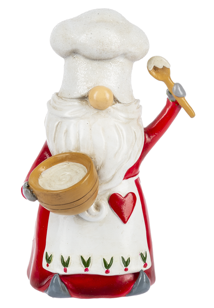 Figurines de gnomes cuisiniers -