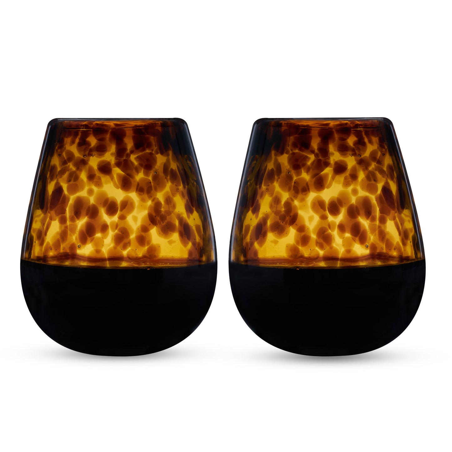 Segunda Vida Turtle and Stemless Wine Glasses