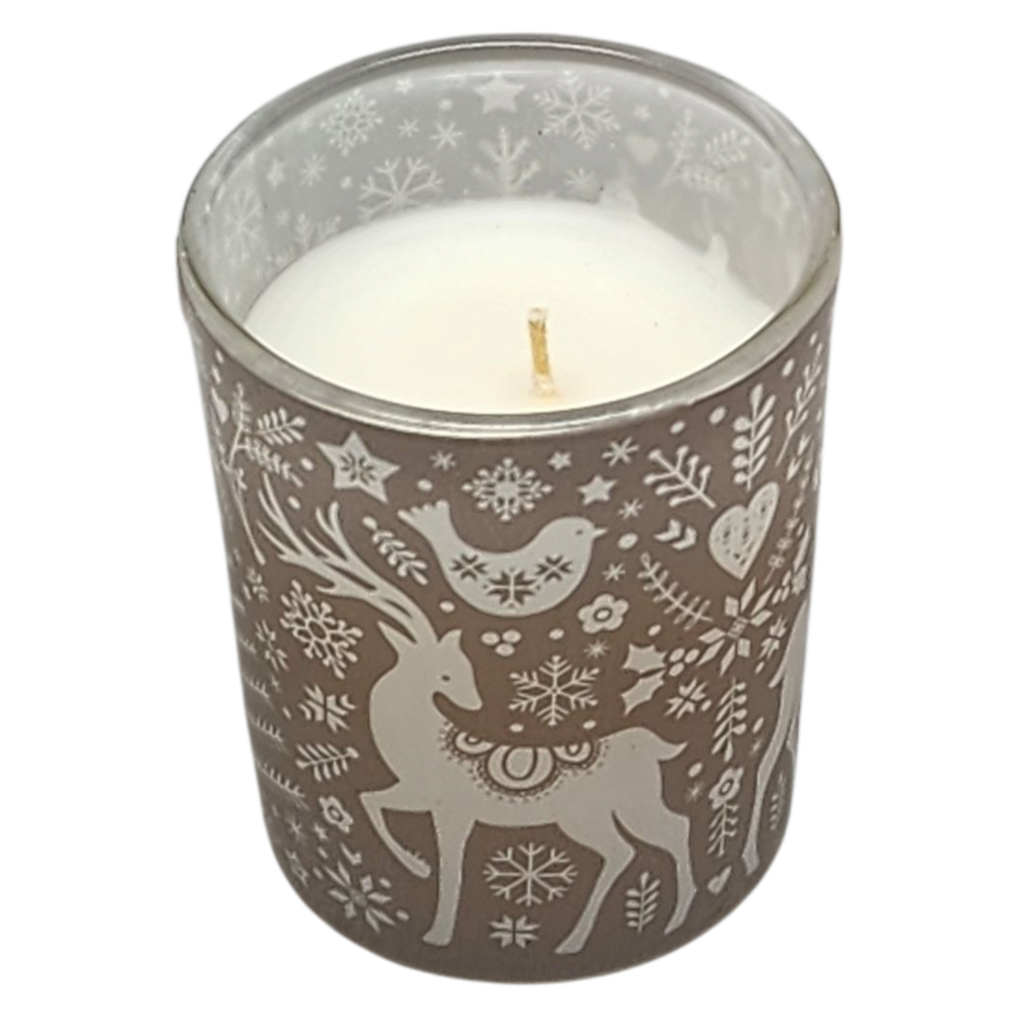 Glass Votive Scented Candle - Winter Pine