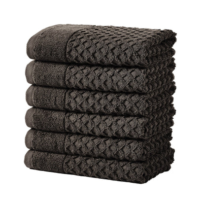 Cotton Diamond Waffle Weave Bath Towel Set