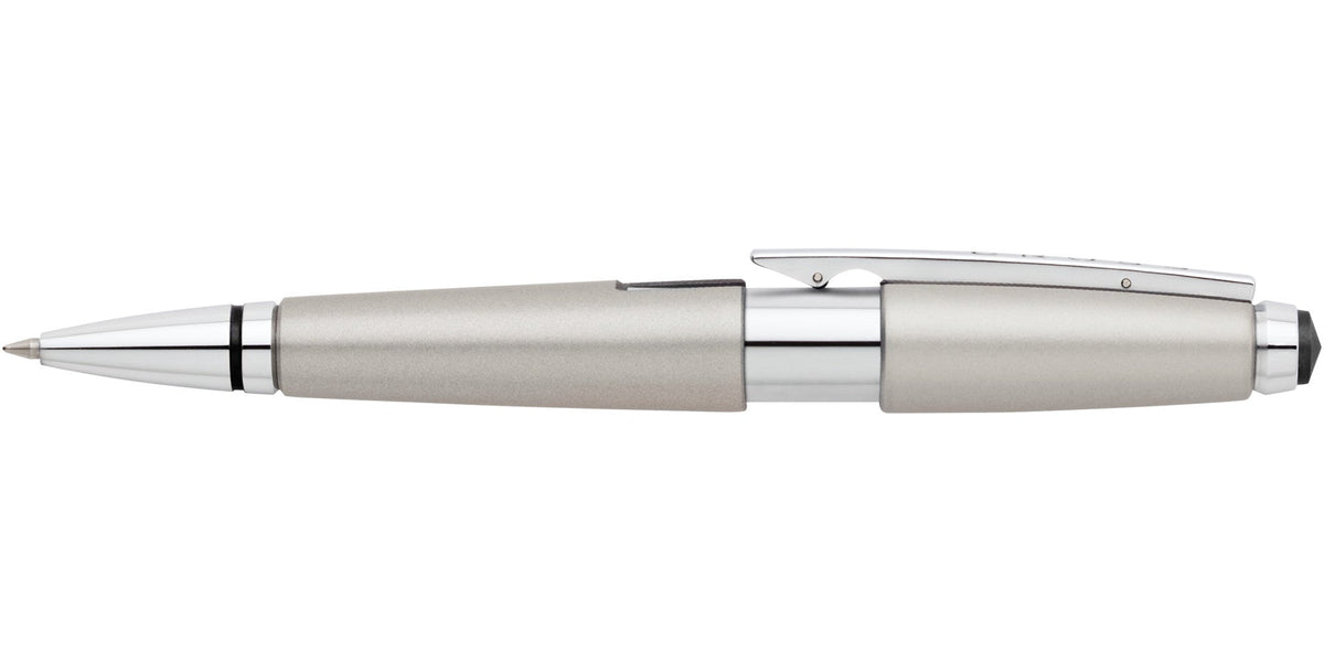 Edge Sonic Titanium Gel Rollerball Pen by A.T. Cross in titanium finish with clip on Tampa Home & Garden Store