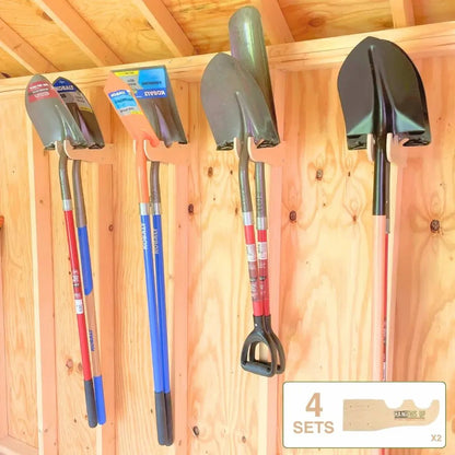 Deluxe Garden Tool Organizer Kit – Yard Tool Rack & Shed Storage System