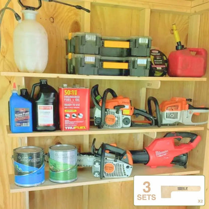 Deluxe Garden Tool Organizer Kit – Yard Tool Rack & Shed Storage System