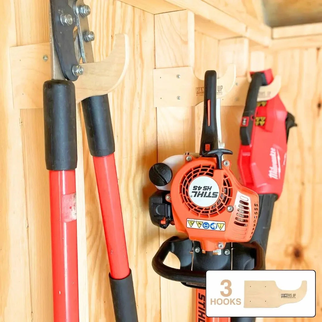 Ultimate Shed Organization Kit – Yard & Garden Tool Rack