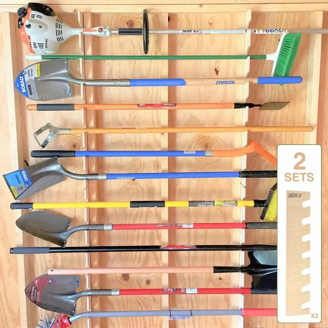 Ultimate Shed Organization Kit – Yard & Garden Tool Rack
