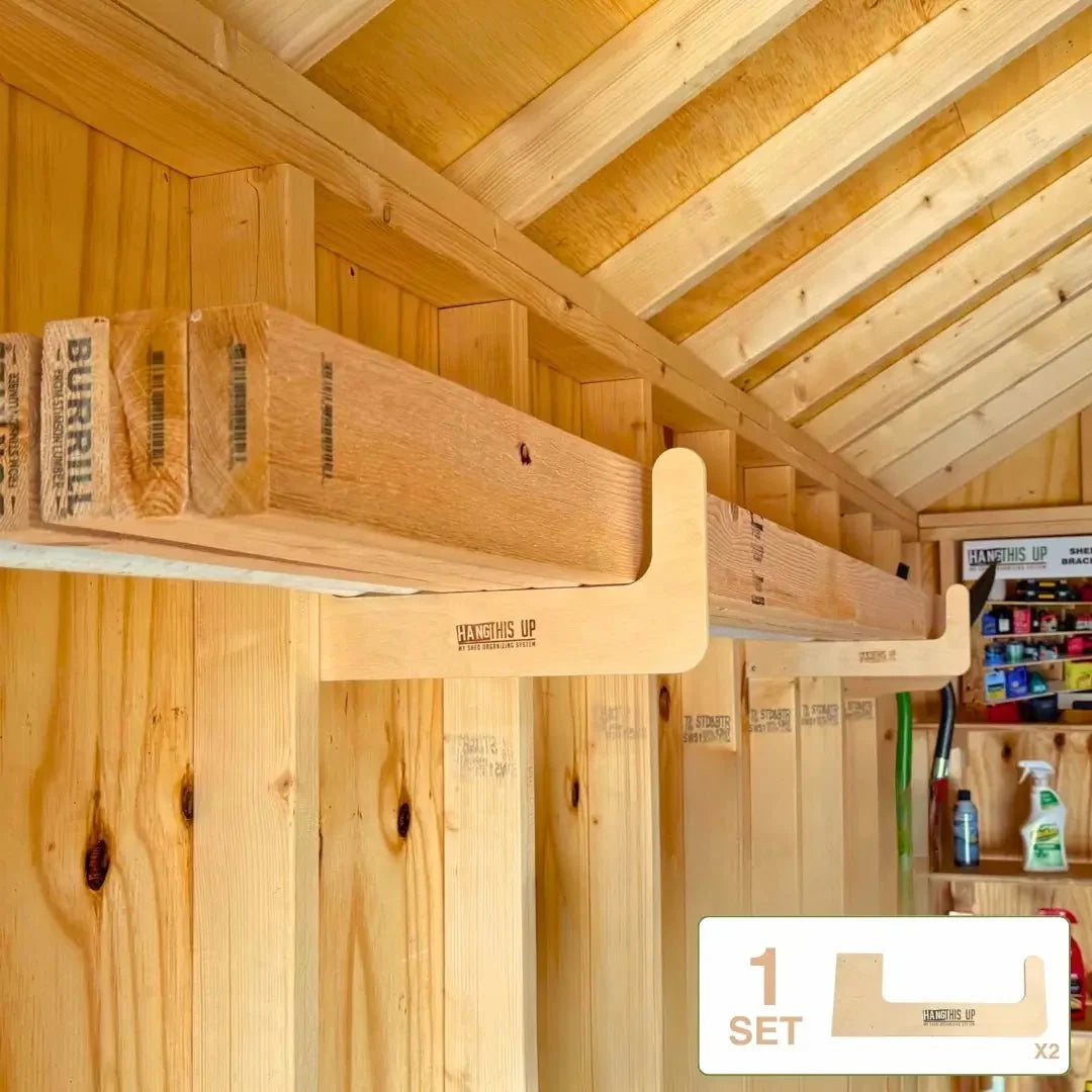 Ultimate Shed Organization Kit – Yard & Garden Tool Rack