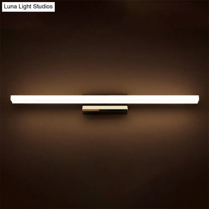 Lámpara de tocador LED de acrílico nórdico ultrafina - 40/50 cm de diámetro - Plateada, luz cálida/blanca