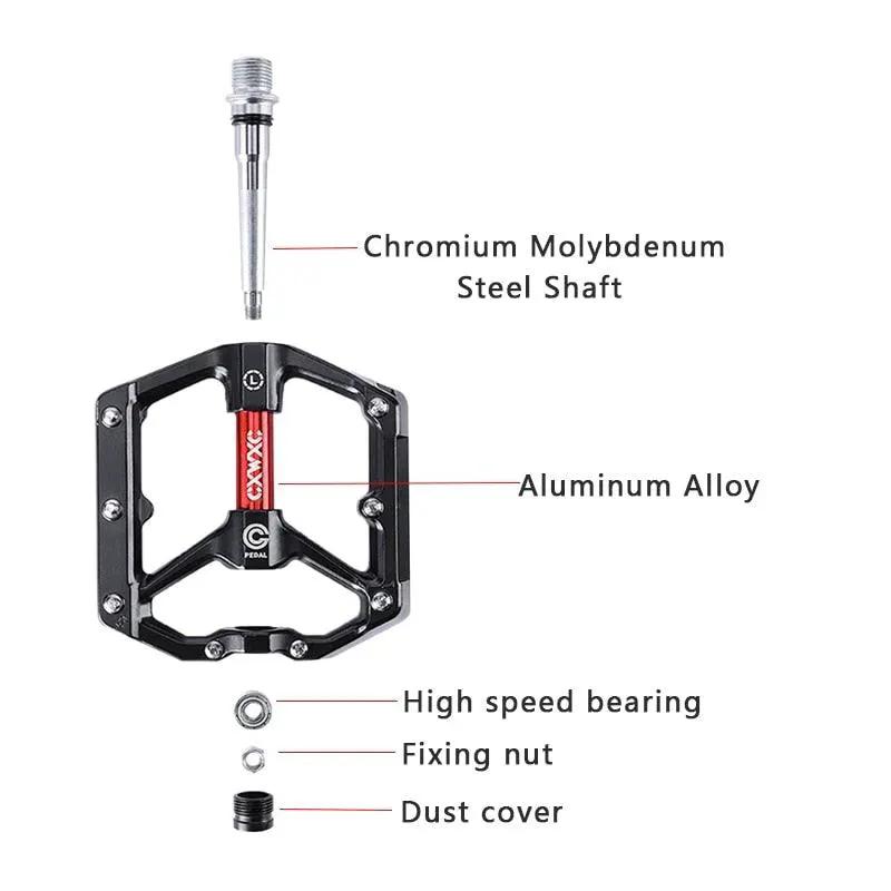 Ultralight Road Pedals Anti Slip Wide Bearings