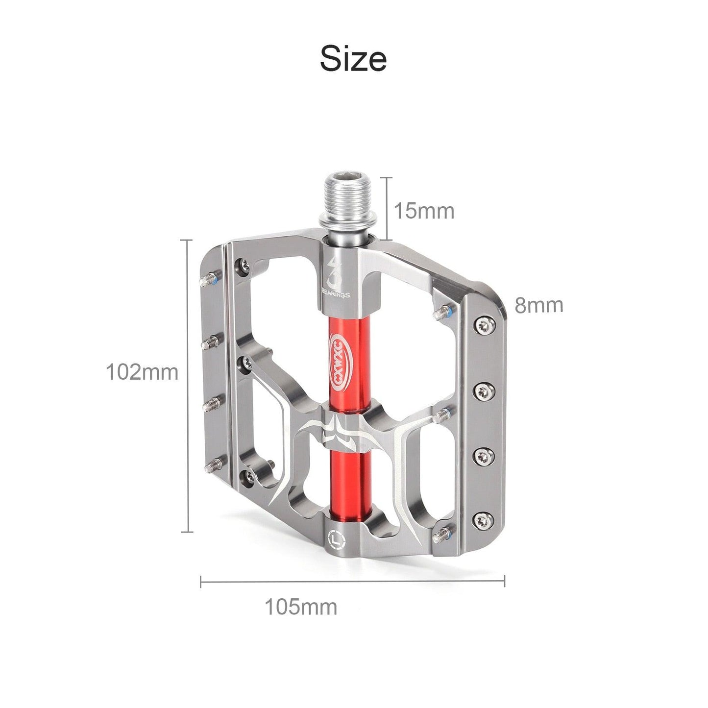 Ultralight Road Pedals Anti Slip Wide Bearings