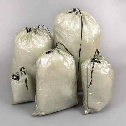 Ultralight Dyneema stuff sacks five in gray camping gear organizer Hilltop Packs LLC on Tampa Home & Garden Store