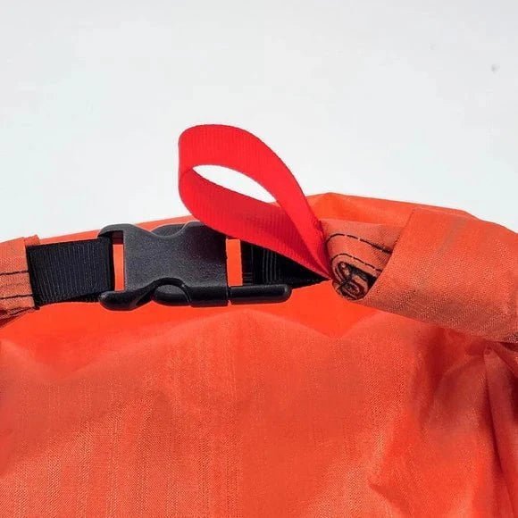 Ultralight Food Bag orange D50T fabric with black side-release buckle and red loop handle on Tampa Home & Garden Store