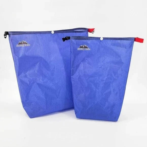 Ultralight Food Bag duo in royal blue D50T fabric with Hilltop Packs LLC logo camping gear on Tampa Home & Garden Store